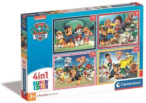Mancs Őrjárat Bridge 4 az 1-ben puzzle Clementoni