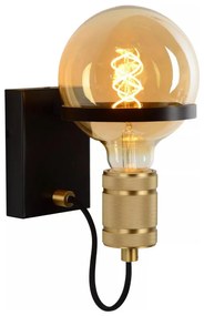 Lucide 30271/01/30 - Fali lámpa OTTELIEN 1xE27/60W/230V fekete