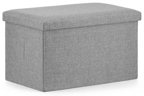 FURELA XL szürke összecsukható puff  60 x 38 x 38 cm