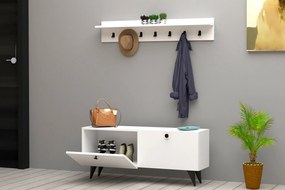 Előszobai garnitúra Rumal (fehér). 1067462