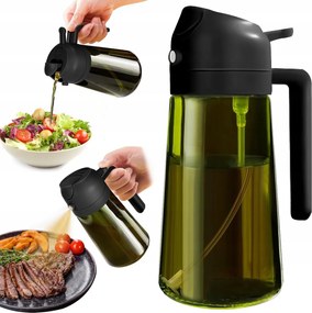 Szórófej Ecet Olaj Adagoló 2IN1 Üveg Grillezés Főzéshez