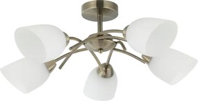 Felületre szerelhető csillár DONNA 5xE27/60W/230V patina