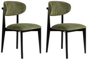 Lionte Green and Black étkezőszék szett, 2 db