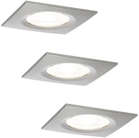 Paulmann Paulmann 93615 - KÉSZLET 3x LED/7W IP44 Dimmelhető Fürdőszobai beépíthető lámpa W1226