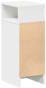 2 db fehér éjjeliszekrény fiókkal 25 x 31 x 66 cm
