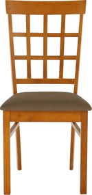 Szék, cseresznye/bézsbarna, GRID NEW