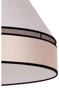 Duolla - Csillár zsinóron AVIGNON 1xE27/15W/230V á. 50 cm bézs