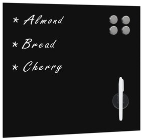 vidaXL falra szerelhető mágneses üvegtábla 40 x 40 cm