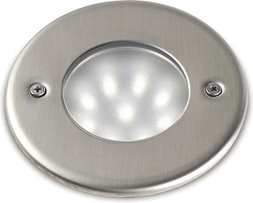 NOVOLUX 213B-L0102F-30 NAT-LED Kültéri Talajba Építhető Lámpa Ezüst LED IP68