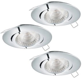 Eglo Eglo 78708 - KÉSZLET 3x LED Beépíthető lámpa TEDO 1xGU10/5W/230V EG78708