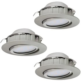 Eglo 95853 - SET 3x LED Beépíthető lámpa PINEDA 1xLED/4,9W/230V