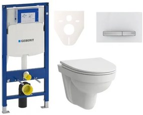 Fali WC szett Geberit előtétfalas szereléshez + Laufen Pro Nordic WC SIKOGES3H8