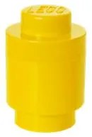 Tárolódoboz, henger, LEGO, sárga (L40301732)
