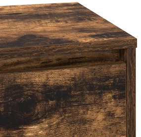 Éjjeli Szekrény LED Füstölt Tölgy 71x34.5x75 cm MDF