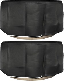 vidaXL 2 db kerek kerti bútorhuzat 10 fűzőlyukkal Ø230 x 90 cm
