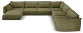 Zöld sarokkanapé (jobb oldali) Vanda – Mazzini Sofas