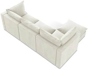 Bézs sarokkanapé (bal oldali-heverő résszel) Manao – Makamii