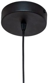 ECLIPSE kábellel függesztett csillár 1xE27/15W/230V fekete/fehér