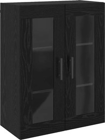 vidaXL Fali szekrény Musta tammi 69.5 x 34 x 90 cm Faanyag