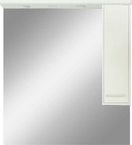 Nerva 85 cm-es tükrös felsőszekrény fehér
