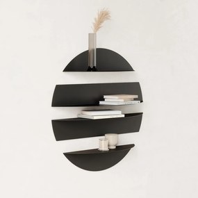 Fekete fém polc készlet 4 db-os 76 cm Solis – Umbra