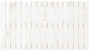 fehér tömör fenyőfa fali fejtámla 108 x 3 x 60 cm