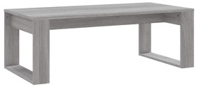 szürke sonoma szerelt fa dohányzóasztal 102x50x35 cm