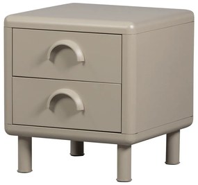 Bézs fém éjjeliszekrény Rune – WOOOD