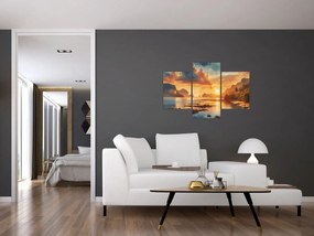 Kép - Kilátás a partról (90x60 cm)
