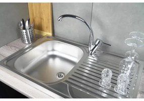 Deante ZM5_3110 - TANGO 50x80 cm konyhai mosogató dekorral