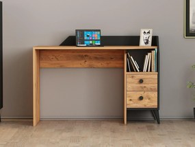 PC asztal Dekube 5 (atlanti fenyő + fekete) . 1095016