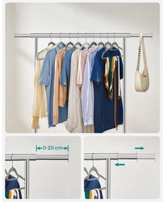 LINEA mobil álló fogas, ezüst