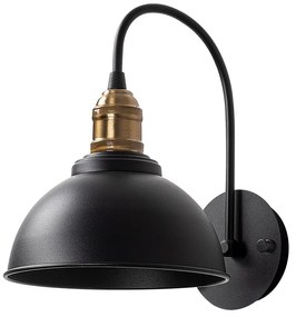 Fekete fali lámpa ø 21 cm Varzan – Opviq lights