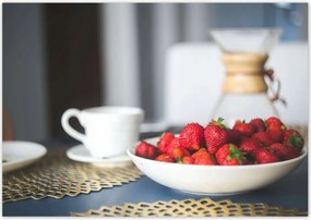 Poszterek 100x70 Kávé eperrel