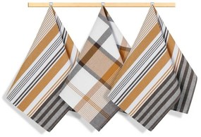 Bellatex Konyhai törölköző Csík, 50 x 70 cm, 3db-os szett