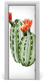 Ajtóposzter öntapadós kaktuszok 75x205 cm