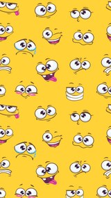 Strandtörölköző SMILE 100x180 cm sárga, 100% mikroszálas