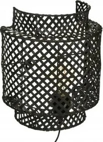 Bambusz Fali Lámpa Liby fekete Ázsiai Desing