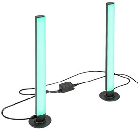 Rabalux 76014 - 2x LED RGB állítható asztali lámpa PACO LED/5W/5V