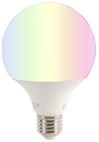 Okos E27 szabályozható LED izzó G95 11W 900lm 2200-4000K RGB