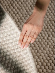 Krémszínű kézi szövésű gyapjú kerek szőnyeg ø 200 cm Richmond Diana – Ted Baker