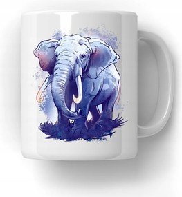 Colorful Elephant Bögre Ajándék Barátnőnek