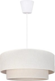 Brilagi - LED kábeles függőlámpa BOHO ECO 1xE27/10W/230V átmérő 40 cm krémszínű