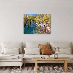 Kép - Bejárat a vízesésekhez (70x50 cm)