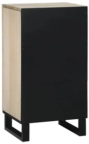 Széf Fehér 40 x 33 x 75 cm tömör mangófa