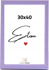 Képkeret 30x40 lila univerzális, üveg