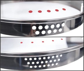 Pasta Grande tapadásmentes, alumínium edény üvegfedővel, 5,5 l - Orion