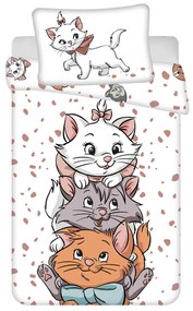 Disney Marie Friends gyerek, ovis ágyneműhuzat 100×135 cm, 40×60 cm