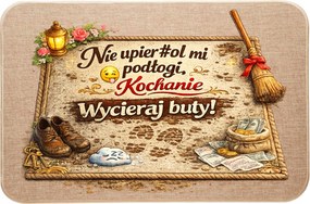 lenvászon Lábtörlő Ajtó Nem Szennyez #ol Mi Padló Töröld Cipő Valentin nap