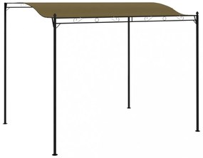 tópszínű napellenző 3 x 2,4 m 180 g/m²